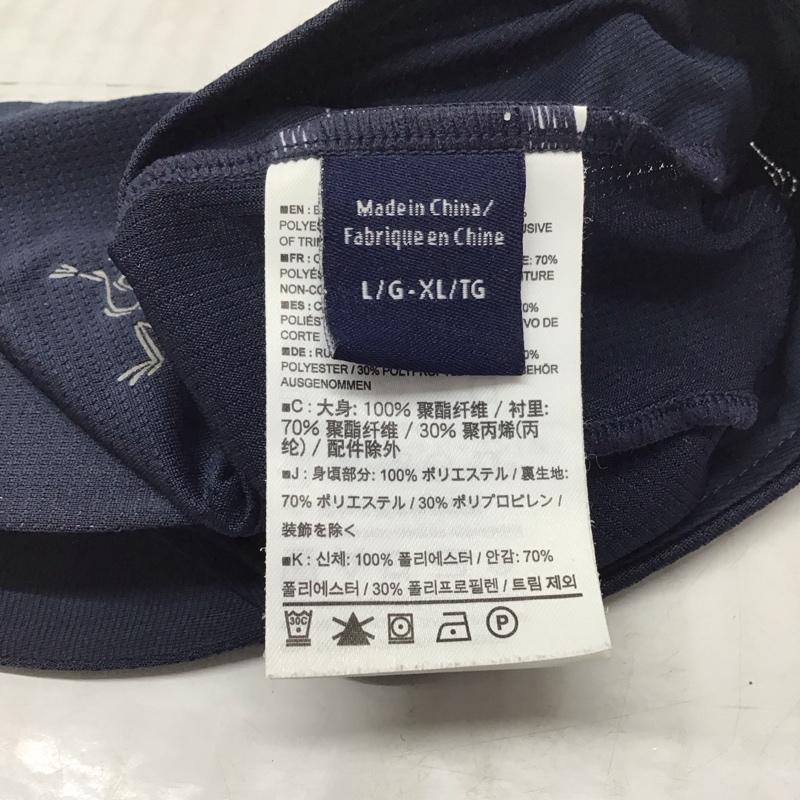 アークテリクス ARC TERYX 帽子 キャップ メッシュキャップ poco cap アウトドア ワンポイント 紺 / ネイビー /  メンズ USED 古着 中古 10120897