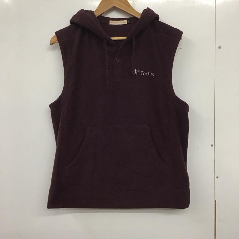 フォックスファイヤー FOXFIRE ベスト ベスト L 無地 えんじ / ワインレッド /  レディース USED 古着 中古 10140422