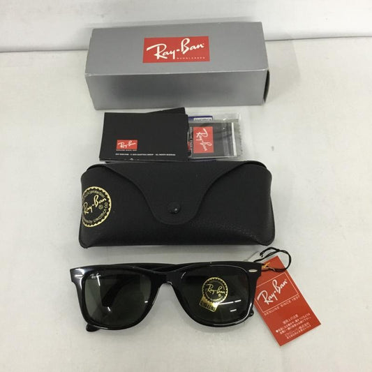 レイバン Ray-Ban めがね・サングラス サングラス RB2140-F WAYFARER カラーレンズ ケース付き ロゴ、文字 黒 / ブラック /  メンズ USED 古着 中古 10129416