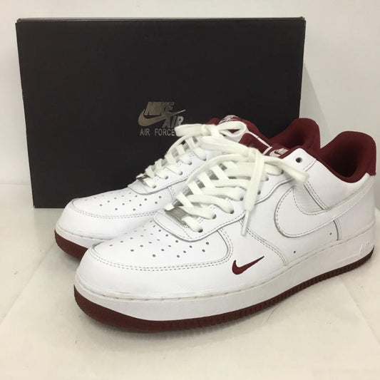 ナイキ NIKE スニーカー スニーカー HM9483-100 AIR FORCE 1 07 LV8 29cm 箱有 29.0cm ロゴ、文字 白 / ホワイト / X ボルドー / ボルドー /  メンズ USED 古着 中古 10132562