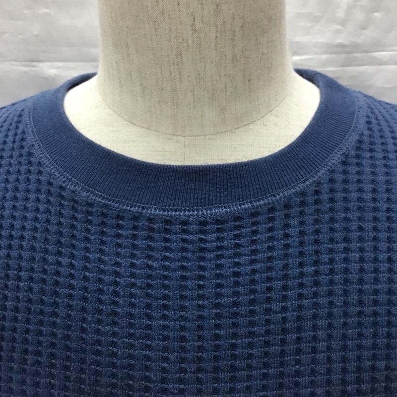 ジェーイーモーガン JEMORGAN Tシャツ 長袖 JC087-22G ワッフルカットソー M 無地 紺 / ネイビー /  メンズ USED 古着 中古 10119840
