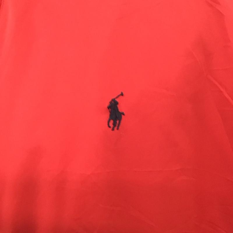 ラルフローレン RALPHLAUREN ジャケット、上着 ジャンパー、ブルゾン ジップアップジャケット アウター カジュアルジャケット ジャンパー L ロゴ、文字 赤 / レッド /  メンズ USED 古着 中古 10107100