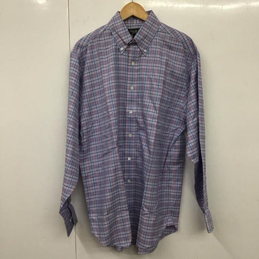 ブルックスブラザーズ BROOKS BROTHERS シャツ、ブラウス 長袖 ボタンダウンシャツ M チェック マルチカラー / マルチカラー /  メンズ USED 古着 中古 10131433