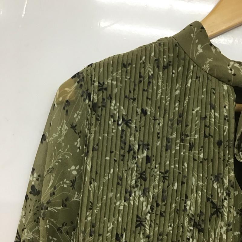 ミラオーウェン Mila Owen ワンピース ロングスカート 長袖ロングワンピース ノーカラーシャツワンピース フレアスカート 0 総柄 マルチカラー / マルチカラー /  レディース USED 古着 中古 10142058