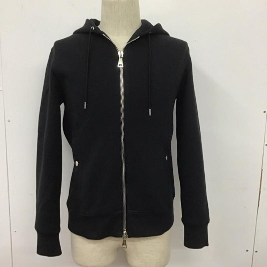 ダヴルジェイケイ wjk パーカー 長袖 mj73t SAIBARApants ジップアップパーカー 長袖パーカー L 無地 黒 / ブラック /  メンズ USED 古着 中古 10107352