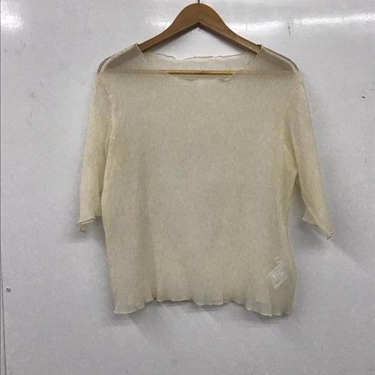 アルシーヴ archives カットソー 七分袖 無地 ベージュ / ベージュ /  レディース USED 古着 中古 10136994