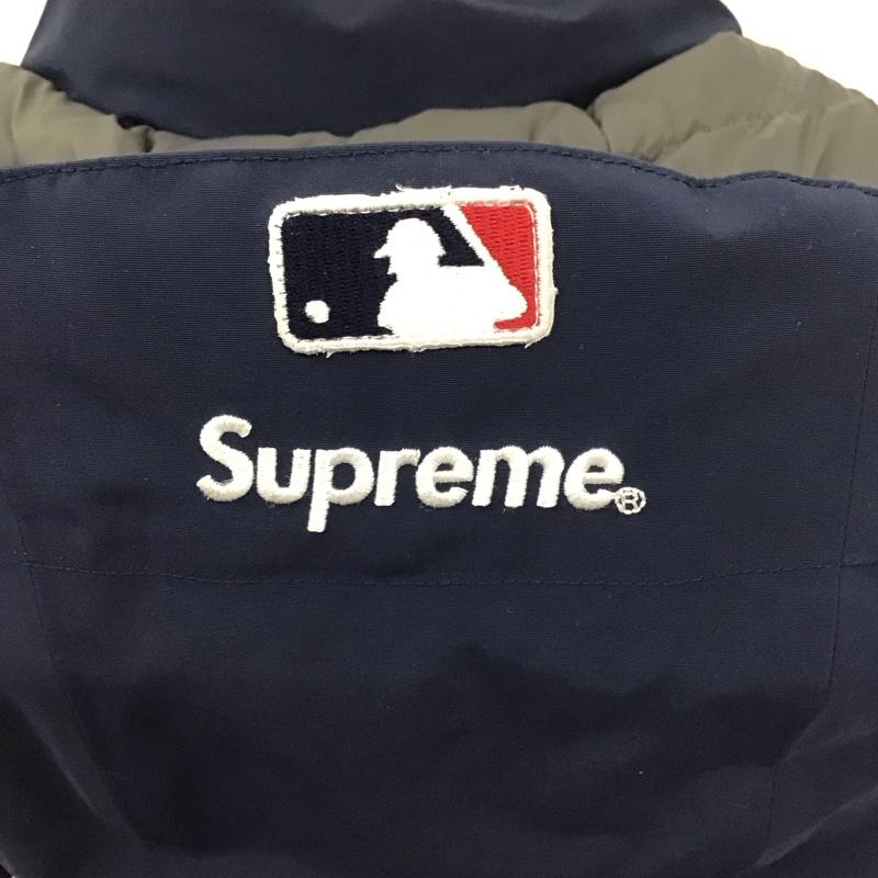 シュプリーム Supreme ジャケット、上着 ダウンジャケット 21AW GORE-TEX700-FillDownJacket ダウンジャケット ジップアップジャケット XL ロゴ、文字 紺 / ネイビー /  メンズ USED 古着 中古 10131365