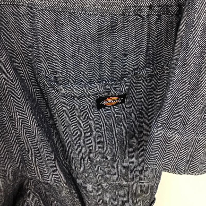 ディッキーズ Dickies ワンピース・ドレス・オールインワン ワンピース・ドレス・オールインワン カバーオール オールインワン ヘリンボーン M ロゴ、文字 紺 / ネイビー /  メンズ USED 古着 中古 10109039