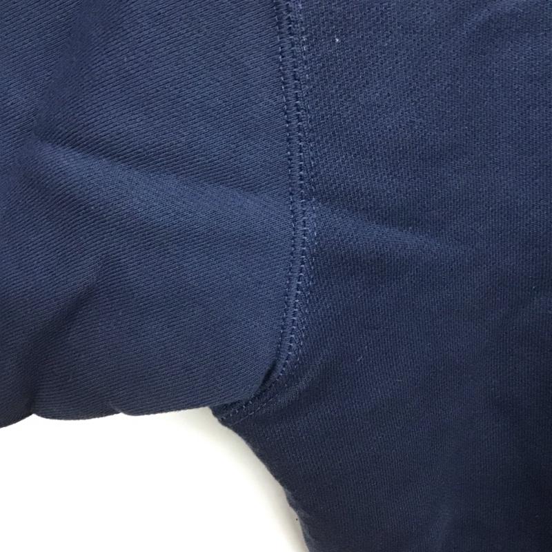 チャンピオン Champion パーカー 長袖 c3-v107 パーカー 長袖トレーナー L ロゴ、文字 紺 / ネイビー /  メンズ USED 古着 中古 10148308