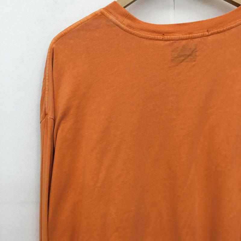 スビ KSUBI カットソー 長袖 S ロゴ、文字 橙 / オレンジ /  メンズ USED 古着 中古 10133854