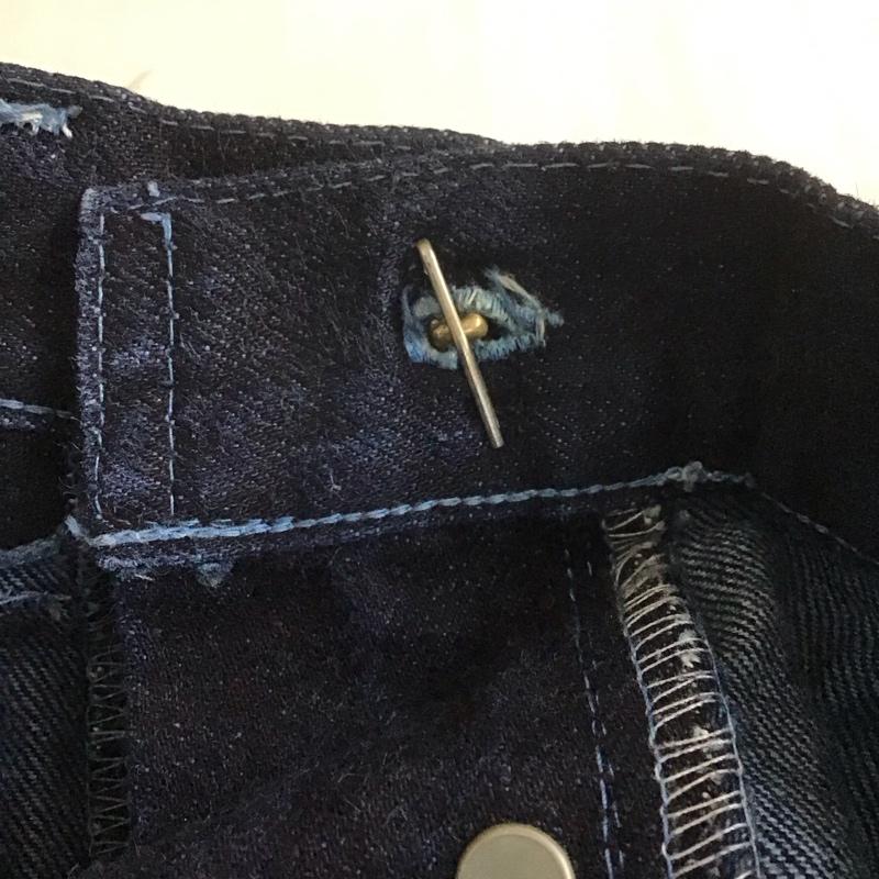 古着 USED パンツ デニム、ジーンズ TENDER Co テンダー　後染め　セルビッチ 3 無地 インディゴ / インディゴ /  メンズ USED 古着 中古 10107752