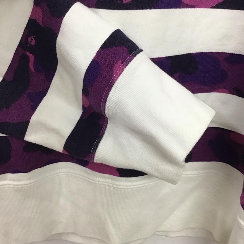 アベイシングエイプ A BATHING APE トレーナー 長袖 長袖トレーナー スウェット クルーネック プルオーバー M プリント マルチカラー / マルチカラー /  メンズ USED 古着 中古 10146825