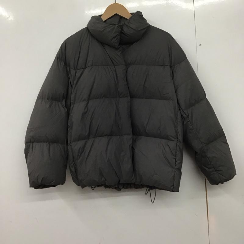 ユニクロ UNIQLO ジャケット、上着 ダウンジャケット 211-461276 パウダーソフトダウンジャケット L 無地 灰 / グレー /  レディース USED 古着 中古 10146649