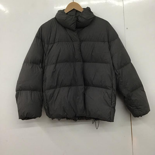 ユニクロ UNIQLO ジャケット、上着 ダウンジャケット 211-461276 パウダーソフトダウンジャケット L 無地 灰 / グレー /  レディース USED 古着 中古 10146649