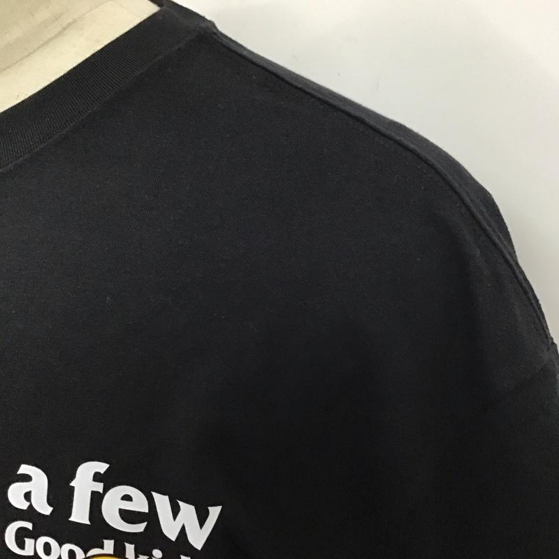 アフューグッドキッズ A FEW GOOD KIDS Tシャツ 半袖 半袖カットソー プリントTシャツ クルーネックカットソー M ロゴ、文字 黒 / ブラック /  メンズ USED 古着 中古 10120014