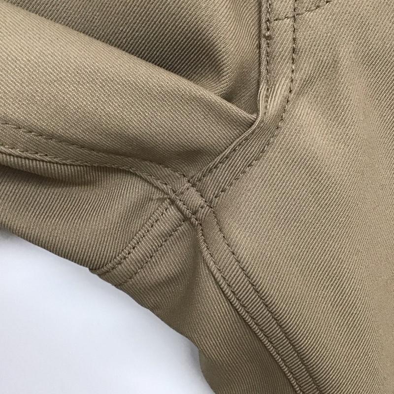 ラングラー Wrangler パンツ スラックス スラックス ワイドパンツ カジュアルパンツ センタータックパンツ L 無地 茶 / ブラウン /  メンズ USED 古着 中古 10125338