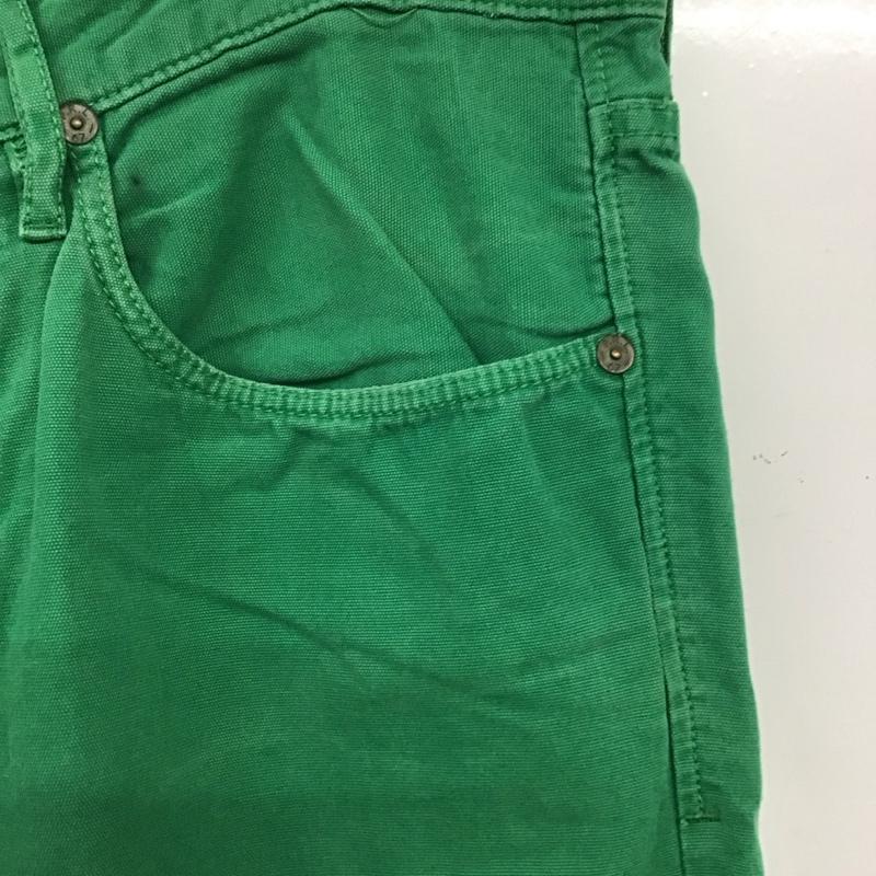 ポロラルフローレン POLO RALPH LAUREN パンツ デニム、ジーンズ デニムパンツ ワイドパンツ カジュアルパンツ 32インチ 無地 緑 / グリーン /  メンズ USED 古着 中古 10136634
