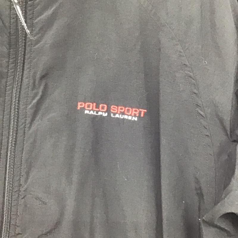 ポロスポーツラルフローレン POLOSPORT ジャケット、上着 ジャケット、ブレザー ジップアップジャケット ナイロンジャケット アウター L ロゴ、文字 黒 / ブラック /  メンズ USED 古着 中古 10143434