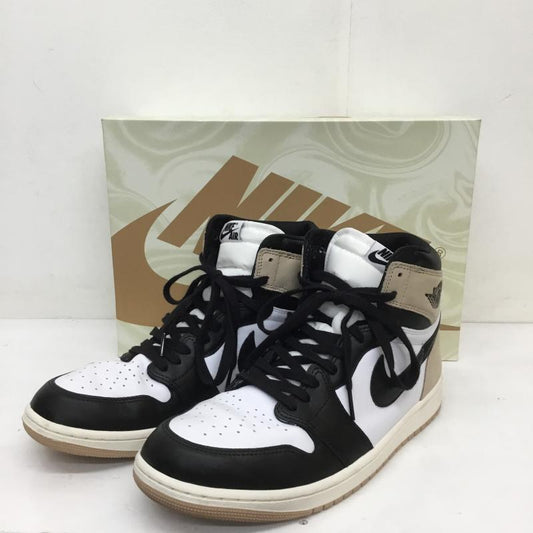 ナイキ NIKE スニーカー スニーカー FD2596-021 AIR JORDAN 1 RETORO HI OG 29.0cm ロゴ、文字 ベージュ / ベージュ / X 白 / ホワイト / X 黒 / ブラック /  メンズ USED 古着 中古 10118270