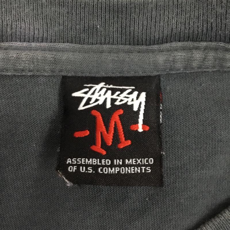 ステューシー STUSSY Tシャツ 半袖 M プリント 灰 / グレー /  メンズ USED 古着 中古 10108774