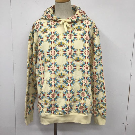 クロット アパレル CLOTAPPAREL パーカー 長袖 XL プリント アイボリー / アイボリー /  メンズ USED 古着 中古 10106417