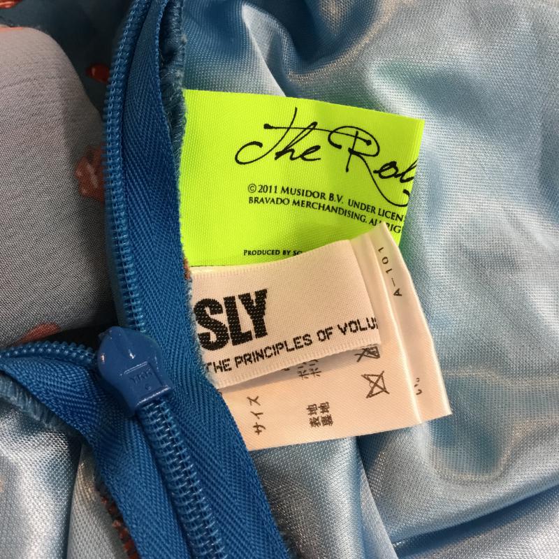 スライ SLY ワンピース ミニスカート The Rolling Stones×SLY ローリングストーンズ リップ＆タンワンピース 2 総柄 青 / ブルー / X 赤 / レッド /  レディース USED 古着 中古 10048210