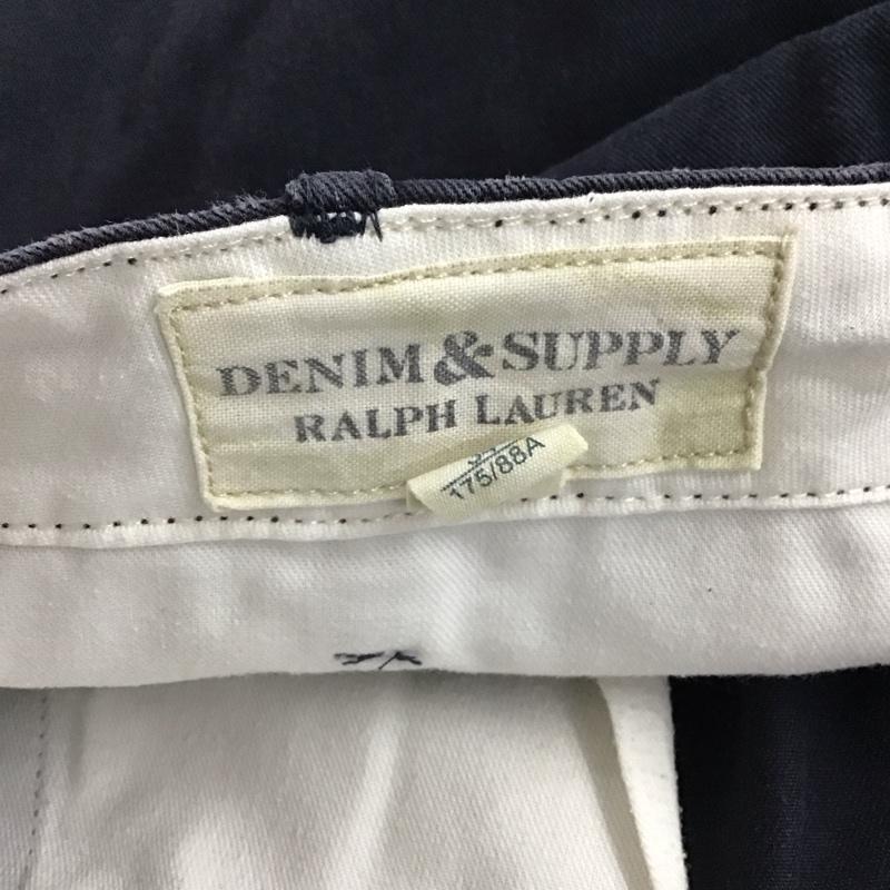 デニム アンド サプライ DENIM & SUPPLY パンツ ショートパンツ ハーフパンツ ショートパンツ カジュアルパンツ 34 無地 紺 / ネイビー /  メンズ USED 古着 中古 10142638