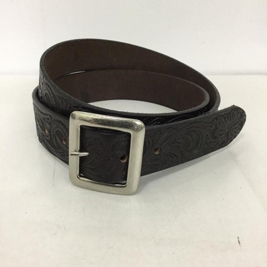 ダブルアールエル RRL ベルト・バックル ベルト 総柄 ダークブラウン / ダークブラウン /  メンズ USED 古着 中古 10128810