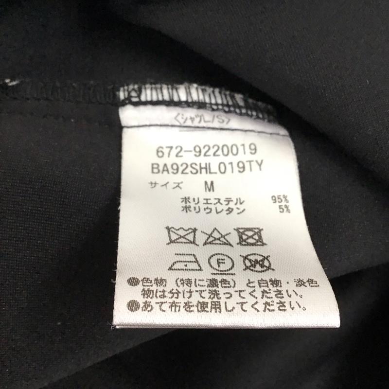 ナノユニバース nano・universe シャツ、ブラウス 長袖 長袖シャツ 無地シャツ カラーシャツ M 無地 黒 / ブラック /  メンズ USED 古着 中古 10147315