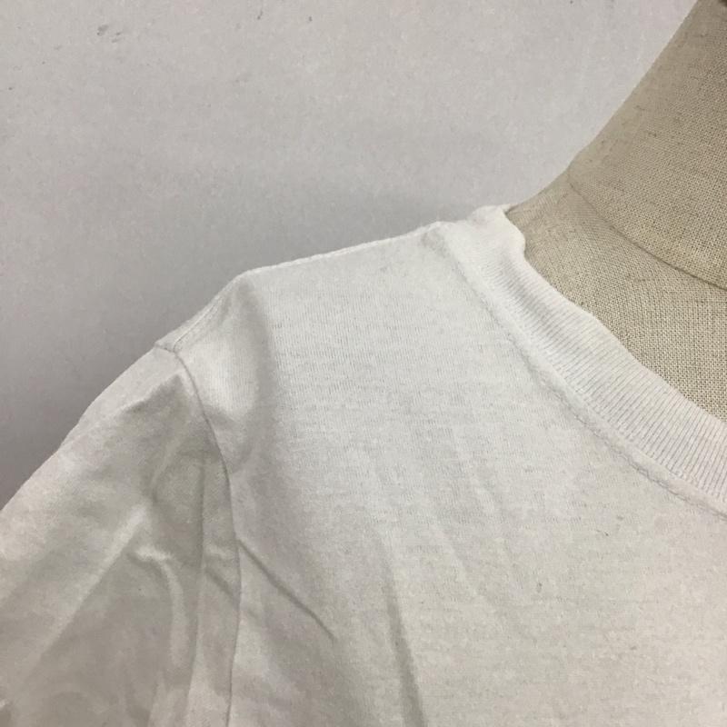 エックスガール X-girl Tシャツ 半袖 105208011002 クルーネック 2 ロゴ、文字 白 / ホワイト /  メンズ USED 古着 中古 10107066