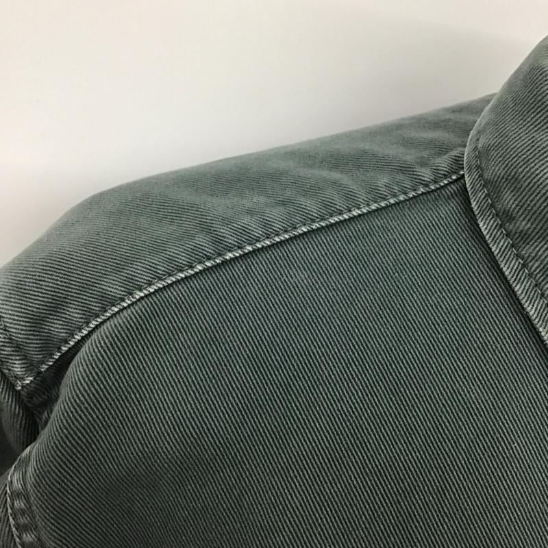 ザラ ZARA シャツ、ブラウス 長袖 長袖シャツ 無地シャツ カラーシャツジャケット XL 無地 カーキ / カーキ /  メンズ USED 古着 中古 10126254