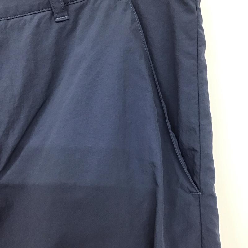 アディダス adidas パンツ ショートパンツ ショートパンツ ハーフパンツ カジュアルパンツ ロゴ、文字 紺 / ネイビー /  メンズ USED 古着 中古 10123688