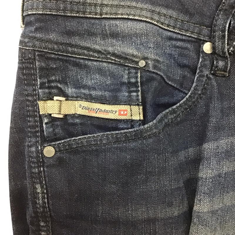 ディーゼル DIESEL パンツ デニム、ジーンズ デニムパンツ スリムパンツ カジュアルパンツ ストレッチパンツ 34インチ 無地 インディゴ / インディゴ /  メンズ USED 古着 中古 10137965