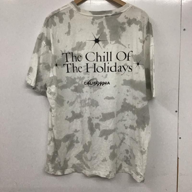 ザラ ZARA Tシャツ 半袖 6050/313/802 L 総柄 X ロゴ、文字 マルチカラー / マルチカラー /  メンズ USED 古着 中古 10134824
