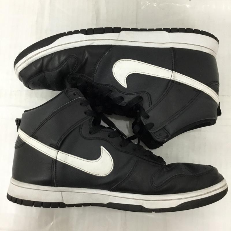 ナイキ NIKE スニーカー スニーカー DJ6189-001 DUNK HI RETRO 28cm 28.0cm ロゴ、文字 黒 / ブラック / X 白 / ホワイト /  メンズ USED 古着 中古 10109883