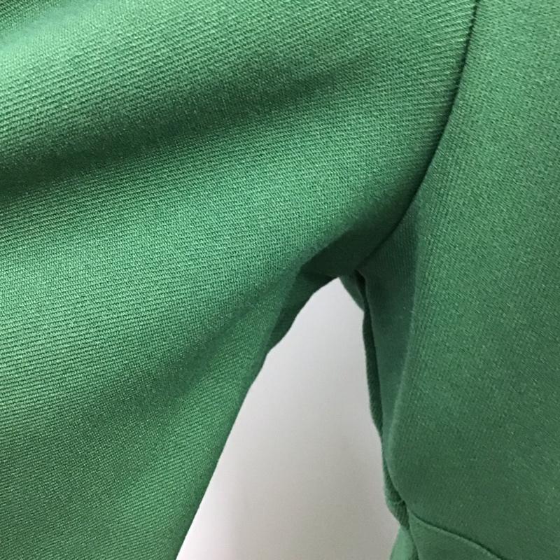マウジー MOUSSY ワンピース ロングスカート 010EA730-7470 TUCKED FLARE DRESS Vネック 長袖 タグ付き 1 無地 緑 / グリーン /  レディース USED 古着 中古 10117390
