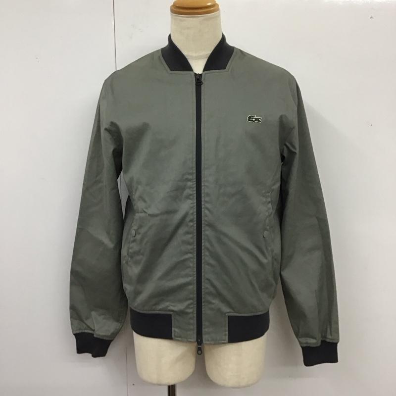 ラコステ ライブ LACOSTE L!VE ジャケット、上着 ジャンパー、ブルゾン BH2390 ワニ ワッペン ワンポイント 灰 / グレー /  メンズ USED 古着 中古 10119791