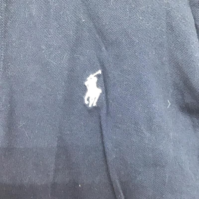 ポロゴルフラルフローレン POLOGOLF ポロシャツ 長袖 長袖ポロシャツ 長袖カットソー カラーシャツ L ロゴ、文字 紺 / ネイビー /  メンズ USED 古着 中古 10141470