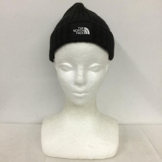 ザノースフェイス THE NORTH FACE 帽子 ニット帽 ビーニー ロゴ、文字 黒 / ブラック /  メンズ USED 古着 中古 10137915