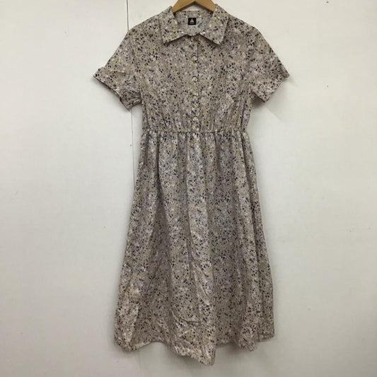 メルロー merlot ワンピース ロングスカート 半袖 襟付き 花柄 マルチカラー / マルチカラー /  レディース USED 古着 中古 10119204