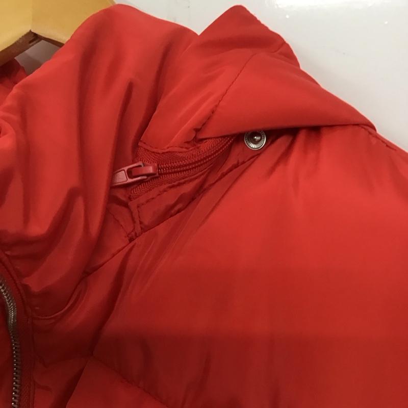 ザラ ZARA ジャケット、上着 ジャンパー、ブルゾン ジップアップジャケット ナイロンジャケット アウター ダウンジャケット 無地 赤 / レッド /  ガールズ USED 古着 中古 10135436