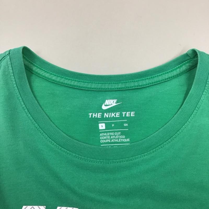 ナイキ NIKE Tシャツ 半袖 940640-324 クルーネック S ロゴ、文字 緑 / グリーン /  メンズ USED 古着 中古 10115543
