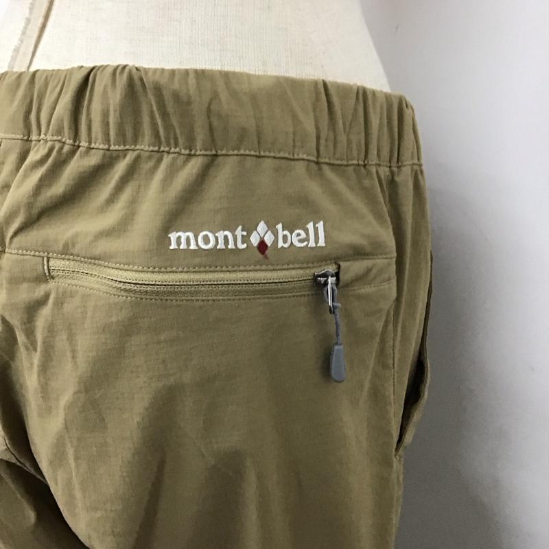 モンベル mont-bell ボトムス ボトムス 1105476 ストレッチO.D.ニッカ トレッキング用パンツ L ロゴ、文字 ベージュ / ベージュ /  レディース USED 古着 中古 10120414