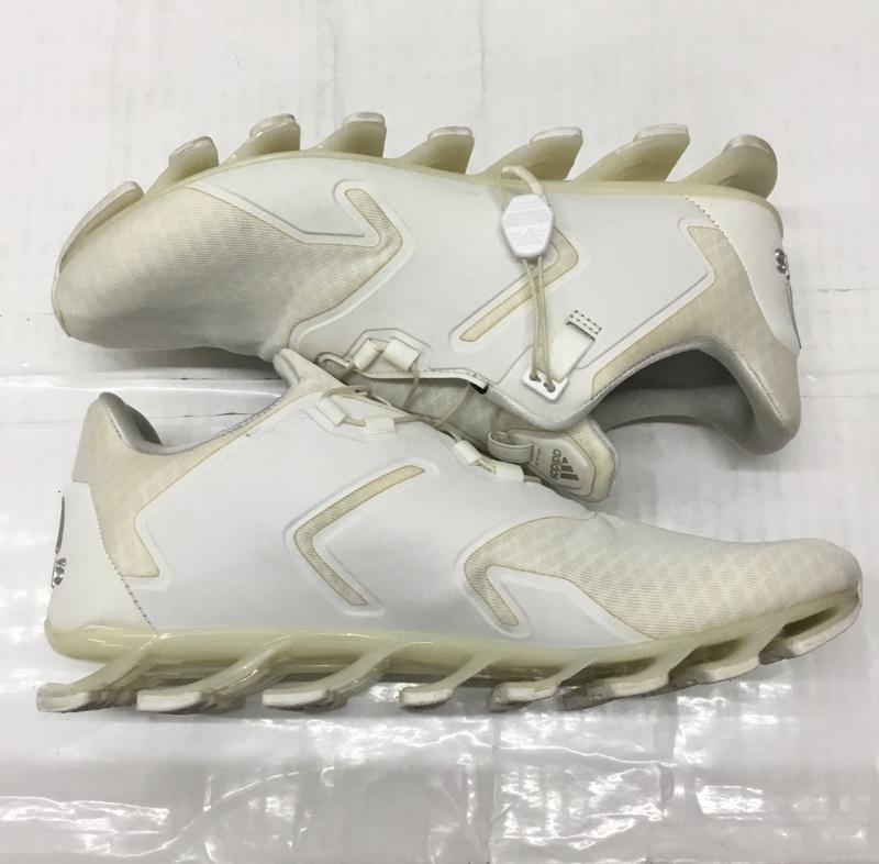 アディダス adidas スニーカー スニーカー B49645 スプリングブレード 27cm 27.0cm ロゴ、文字 白 / ホワイト /  メンズ USED 古着 中古 10111960