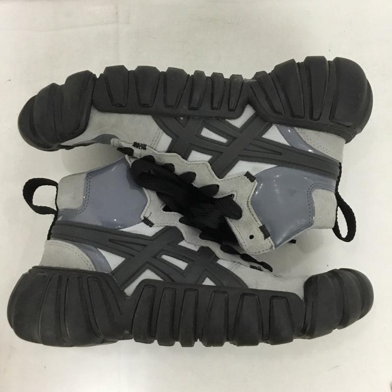 オニツカタイガー ONITSUKA TIGER スニーカー スニーカー 1183A796 DENTIGRE LL ハイカット 25cm 25.0cm  黒 / ブラック / X 灰 / グレー /  レディース USED 古着 中古 10147132