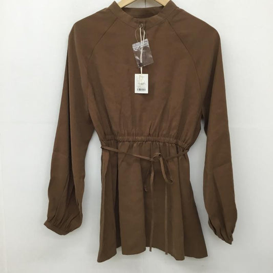 ユーズドクロージング used clothes シャツ、ブラウス 長袖 philme フィルム FREE 無地 茶 / ブラウン /  レディース USED 古着 中古 10134388