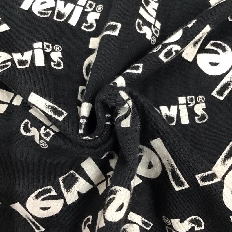 リーバイス Levi s Tシャツ 半袖 16143-0891 リラックスフィット M 総柄 黒 / ブラック /  メンズ USED 古着 中古 10115554