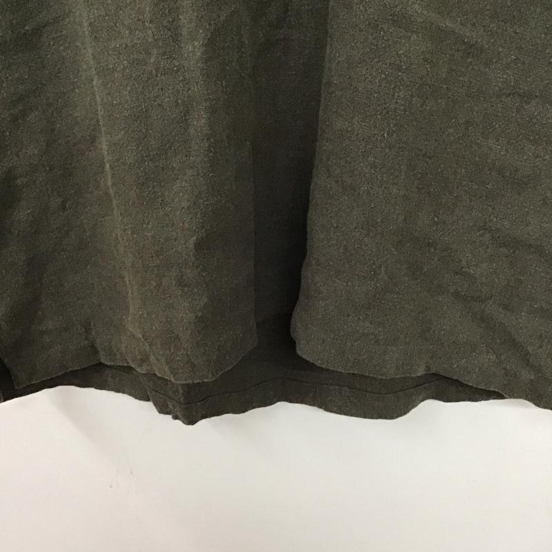 アーバンリサーチドアーズ URBAN RESEARCH DOORS カットソー 半袖 ノースリーブカットソー Vネックカットソー 40 無地 カーキ / カーキ /  メンズ USED 古着 中古 10132689