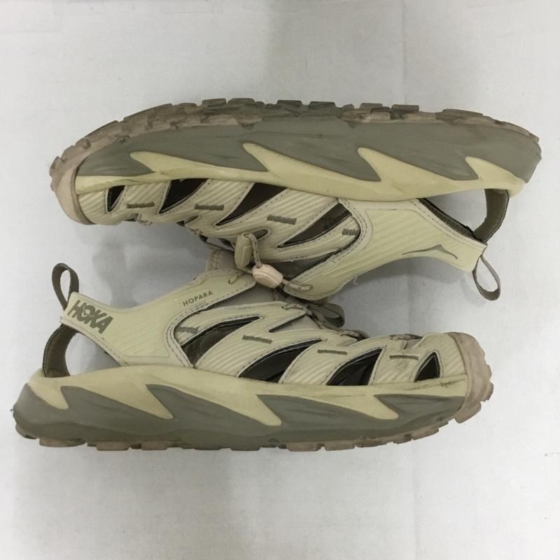 ホカオネオネ HOKA ONEONE サンダル サンダル 1123112 SSDD マウンテンサンダル 水陸両用 HOPARA 25.5cm 25.5cm ロゴ、文字 ベージュ / ベージュ /  メンズ USED 古着 中古 10140191