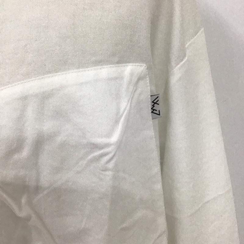 シーエムエフアウトドアガーメント CMF OUTDOOR GARMENT シャツ、ブラウス 長袖 CMF2302-S05C COLLERLESS SHIRTS ノーカラー L 無地 白 / ホワイト /  メンズ USED 古着 中古 10107054